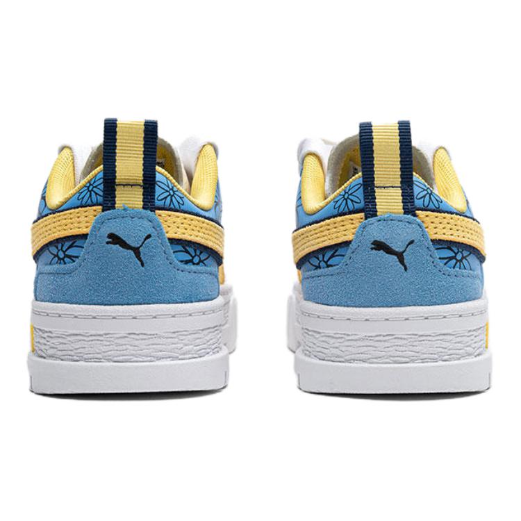 Puma Mayze The Smurfs Classic Retro Low-Top Kids Sneakers Kids Sneakers White Light-Yellow 394781