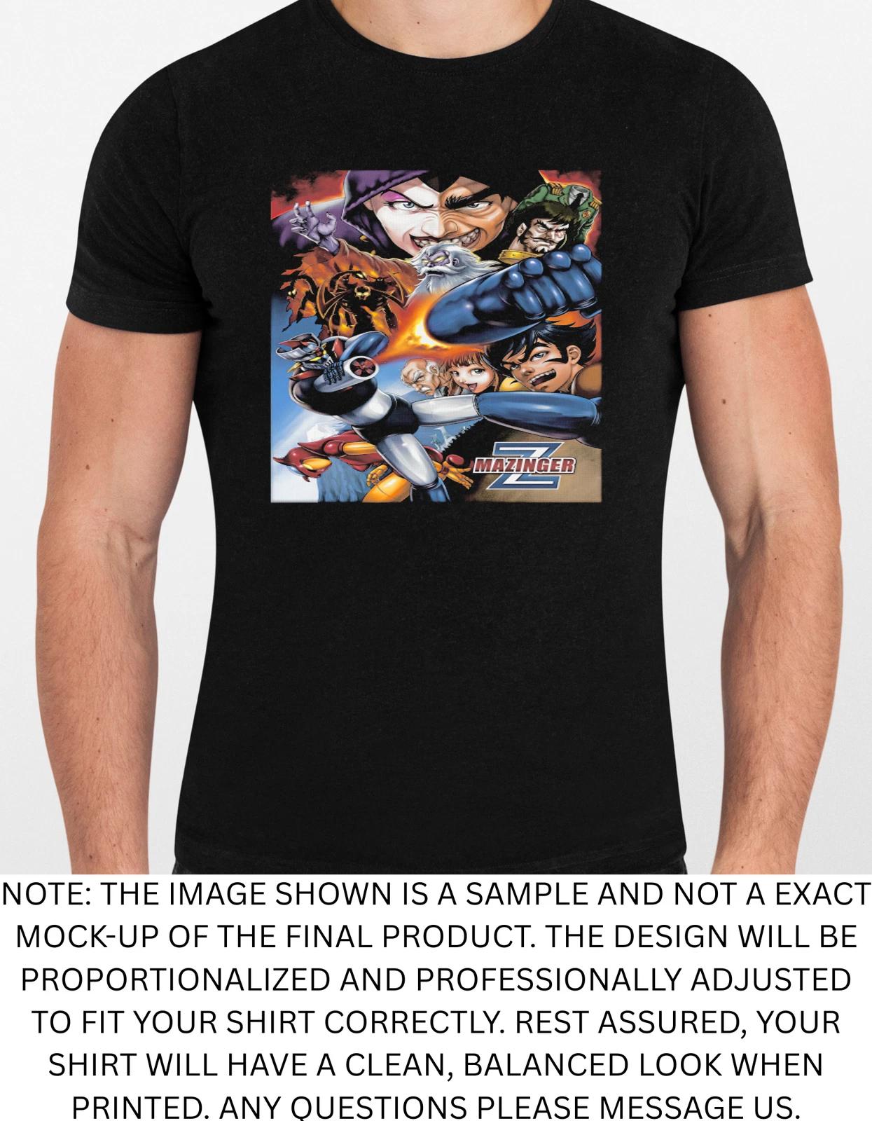 Men s and Women s T-shirts Mazinger Z Action Poster Graphic XS