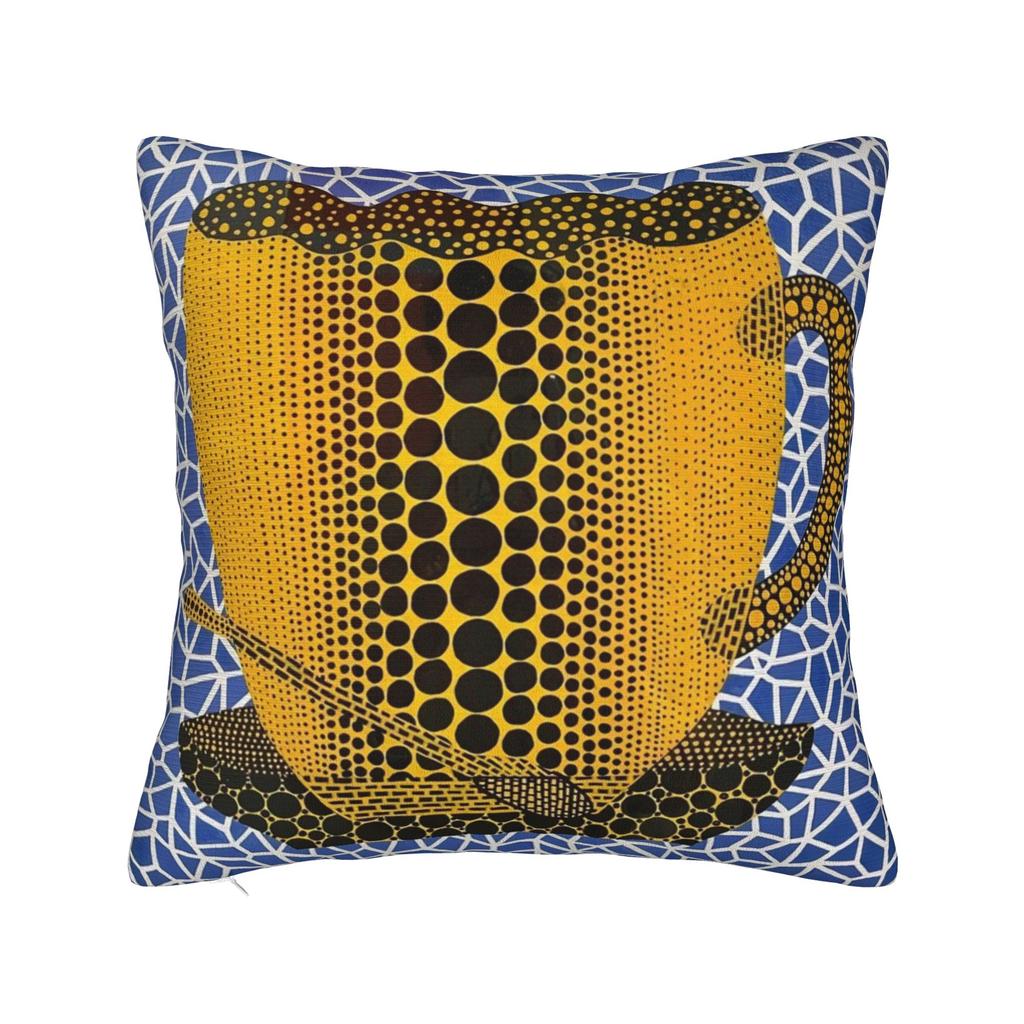 Yayoi Kusama - Batik Pillowcase Polyester Cushion Cover Decoration Throw Pillow Case Cover Home Square 45*45cm