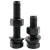 8.8 Grade Blackened Hex Bolt & Nut Washer Set