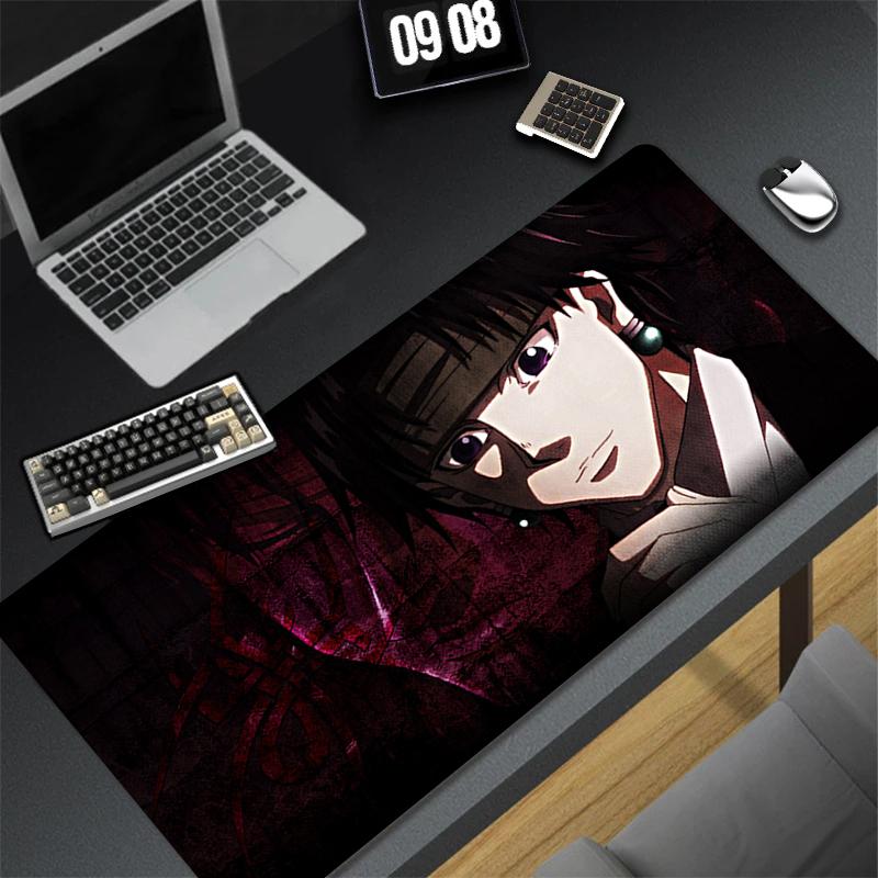 Computer Gaming Accessories Mousepad Office PC Mouse Pad Keyboard Pad Desk Decoracion Hhunter x Hhunter Chrollo Anime Desk Mat