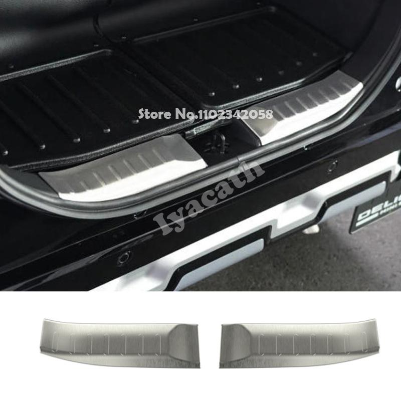 For Nissan ROOX 2025 2026 stainless steel Built-in Rear Bumper Protector door Sill Trunk Threshold Tread Plate cover Accessories