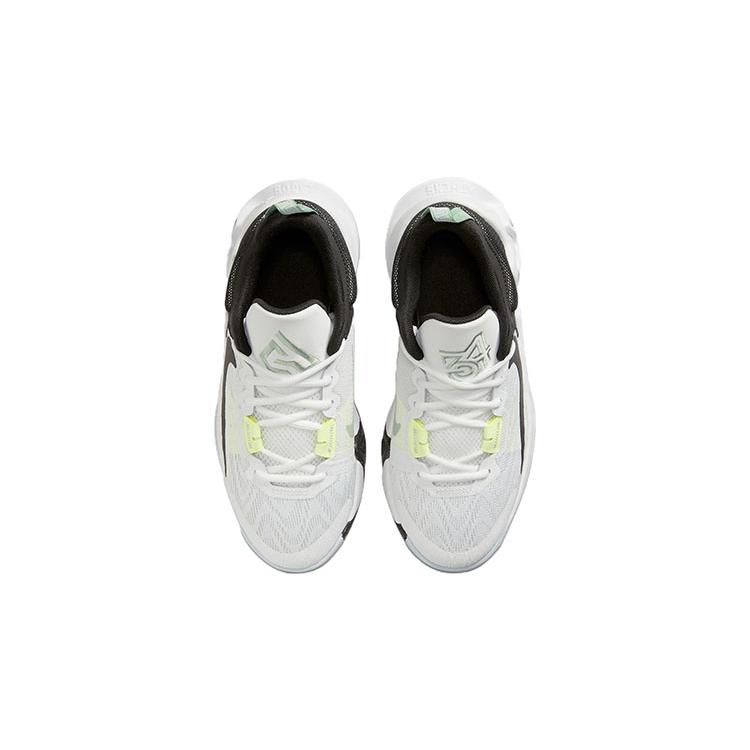 Nike Giannis Immortality 2 Grade School 'White Barely Volt' (Unisex) White / Barely Volt / Grey / Black Kids' Basketball Shoes DQ1943 101