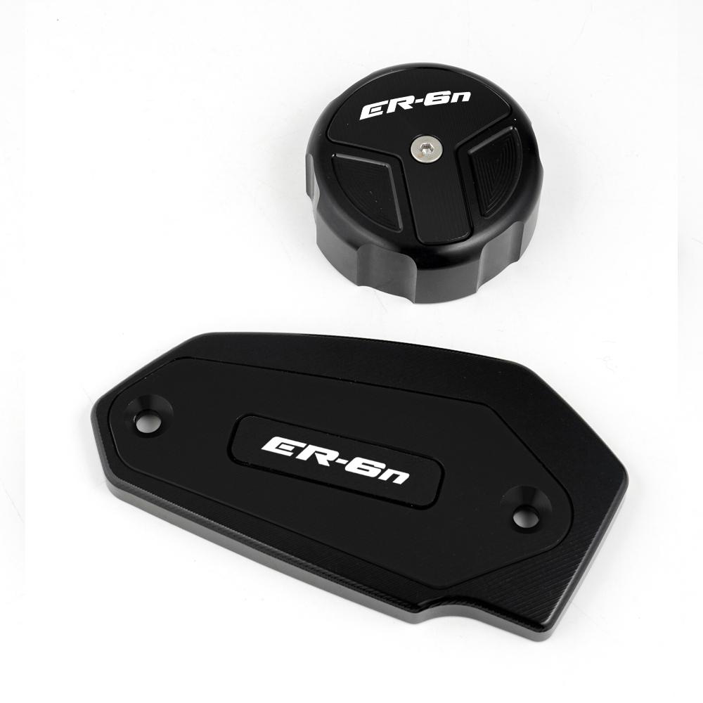 Moto Příslušenství CNC Přední a Zadní Brzdová Kapalina Válec Hlavní Nádržka Víčko Krytu Pro KAWASAKI ER6N ER 6N ER 6F