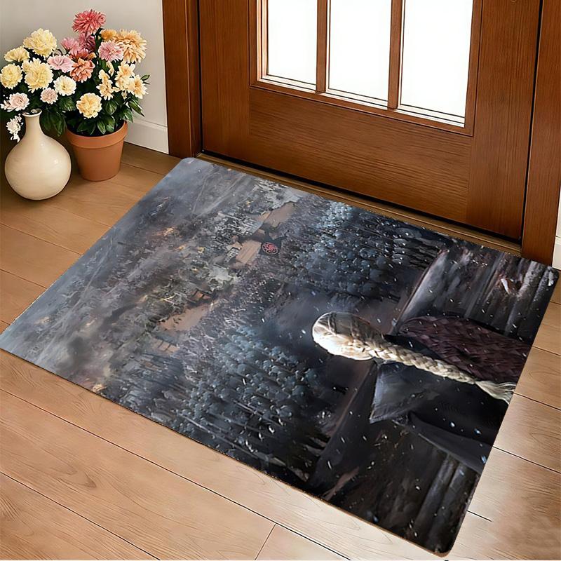 Warrior'S View Living Room Non-Slip Area Rug Soft Carpet for Bedroom Game Playroom Sofa Office Home Decor Doormat Christmas Gift C9211405