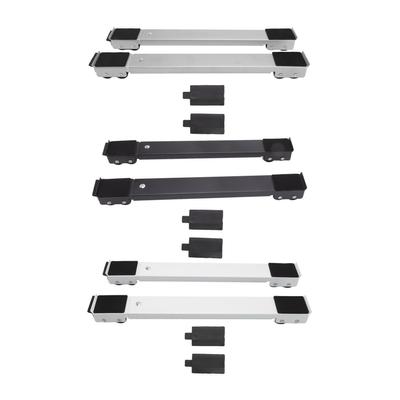 2 Sets mobile Rollenhalterung, Möbel, erhöhte Basis, bewegliche Räder für Kühlschrank, Waschmaschine