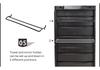 KingWin Hair Salon Storage Trolley: Drawer-Type Cart for Hairdressing Tools