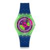 Swatch wristwatch GENT BIOSOURCED NEON SKYCHART SO28G704 unisex adult blue