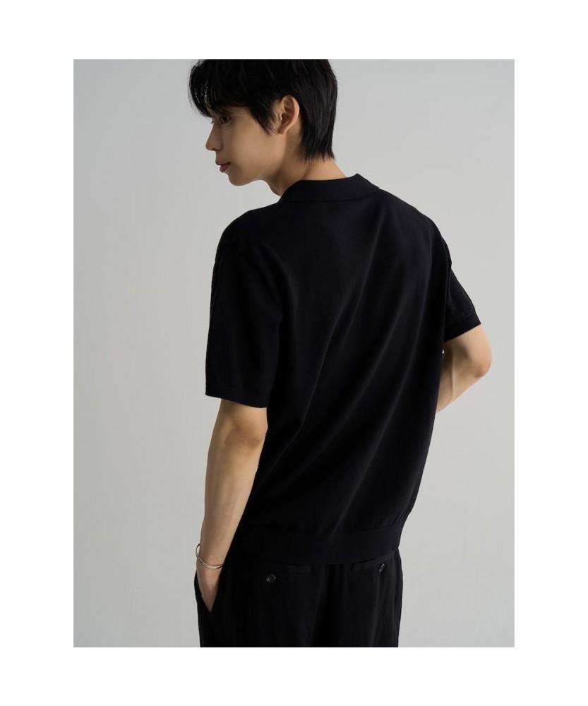 8SECONDS Quarter Zip Collared Knit Pullover - Black