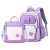 Large Capacity Bow Schoolbags with Handbag High Quality Nylon Contrasting School Bag for Teenage Girls 2 Sizes Travel Backpacks