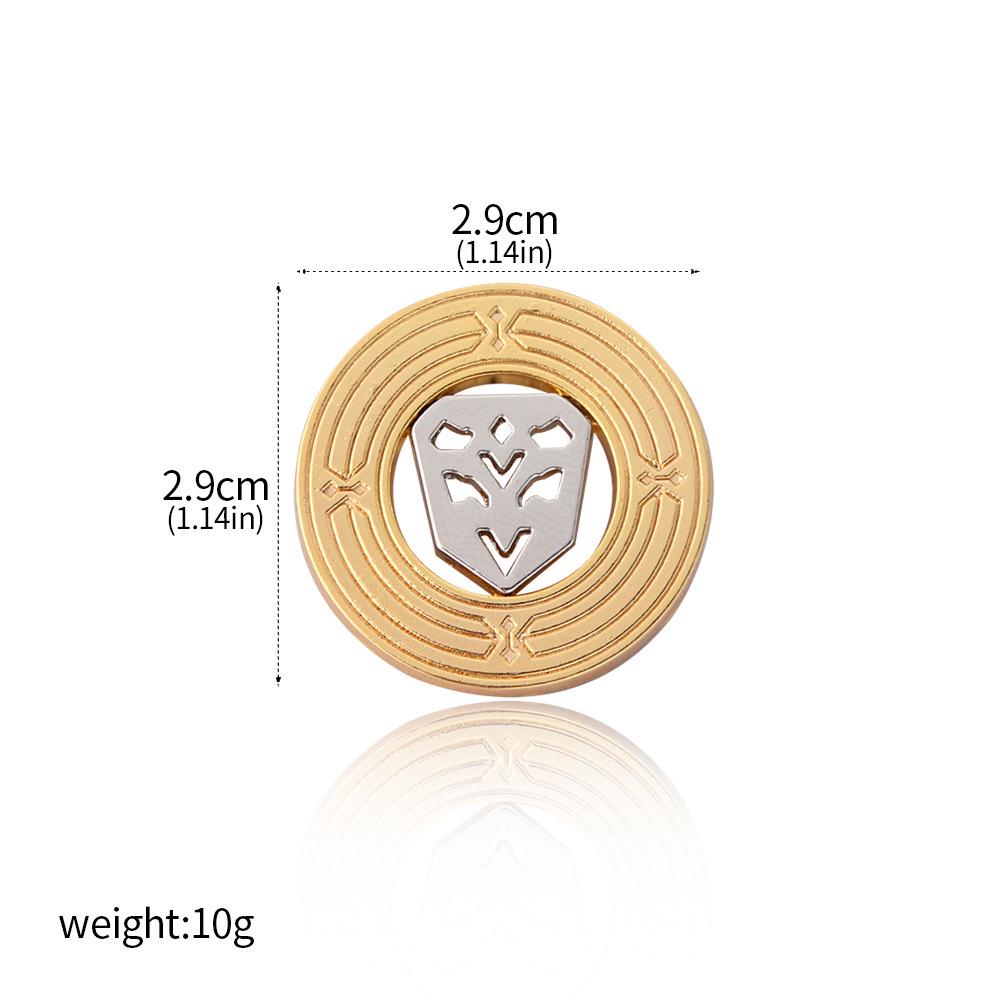 

Honkai Star Rail Paimon Brooch & Train Crew Emblem Keychain Individual Packaging