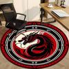 1pc Dragon YinYang Office Round Area Rug, Under Office Chairs Bedroom Living Room Home Decor, Room Deco, Available in Various Sizes