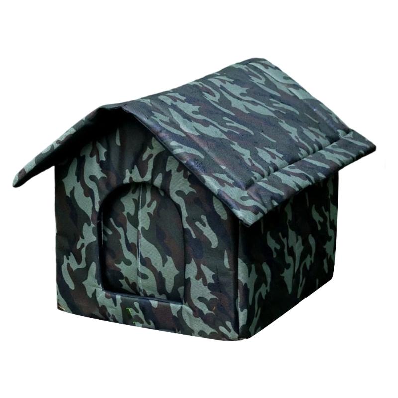 Insulated Warm Pet House For Cats And Small Dogs Outdoor Use Waterproof Rain Snow Protecting Easyly Clean