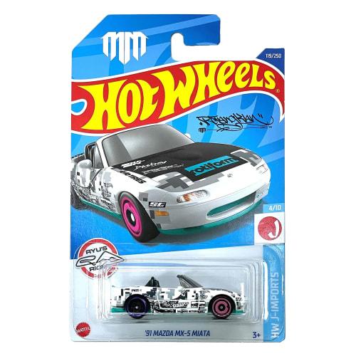 Hot Wheels Basic Car '91 Mazda MX-5 Miata (Ages 3 and Up) HHF02