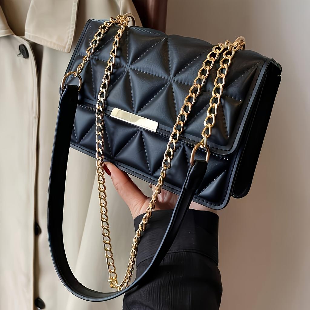 Fashion Chain Bags for Women Small Handbags Elegant Square Bags Luxurious Quilted Diamond Handbags Square Backpacks Perfect for Daily Outings Shopping