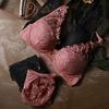 Sexy Front Closure Bra+Brief Sets Small Girl Lingerie Set Push Up Lace Bralette Underwear Brassiere Intimates