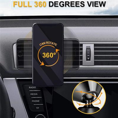 Magnetische Telefonhalterung fürs Auto mit Clip für die Entlüftung des Autos. Handyhalterung fürs Auto, 360 Grad verstellbar, Smartphone, universell