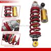 Black White Red 345mm Rear Air Shock Absorber Solid Steel+Aluminium Alloy For Yamaha Banshee 350 YFZ350SE Special Edition 2005