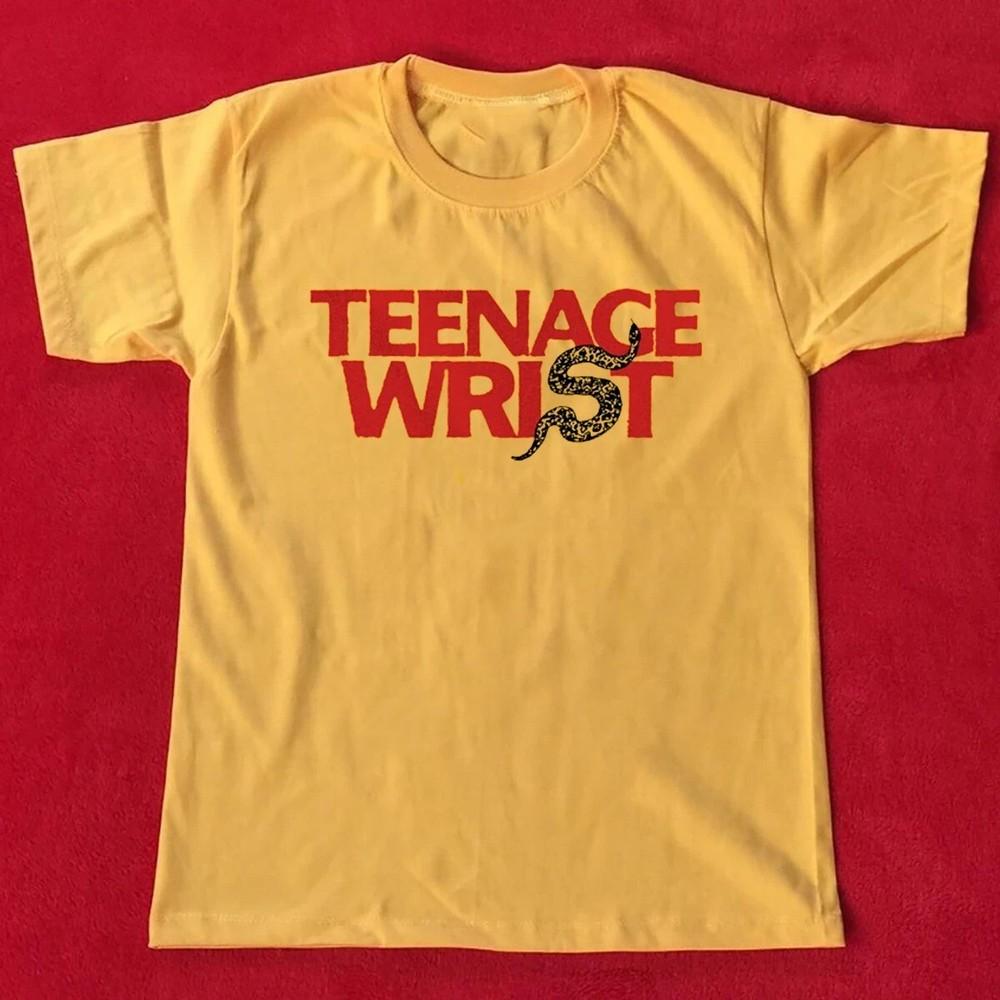 Rare Teenage Wrist Band Logo Short Sleeve Yellow All Size T-Shirt Unisex T-Shirt XXXXL