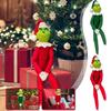 Bambola Elfo di Natale Giocattolo Peluche Anime Figure Riempimento per Calza Accessori Scaffale Decorazione Natalizia Ornamento Artigianale per Bambina Bambino