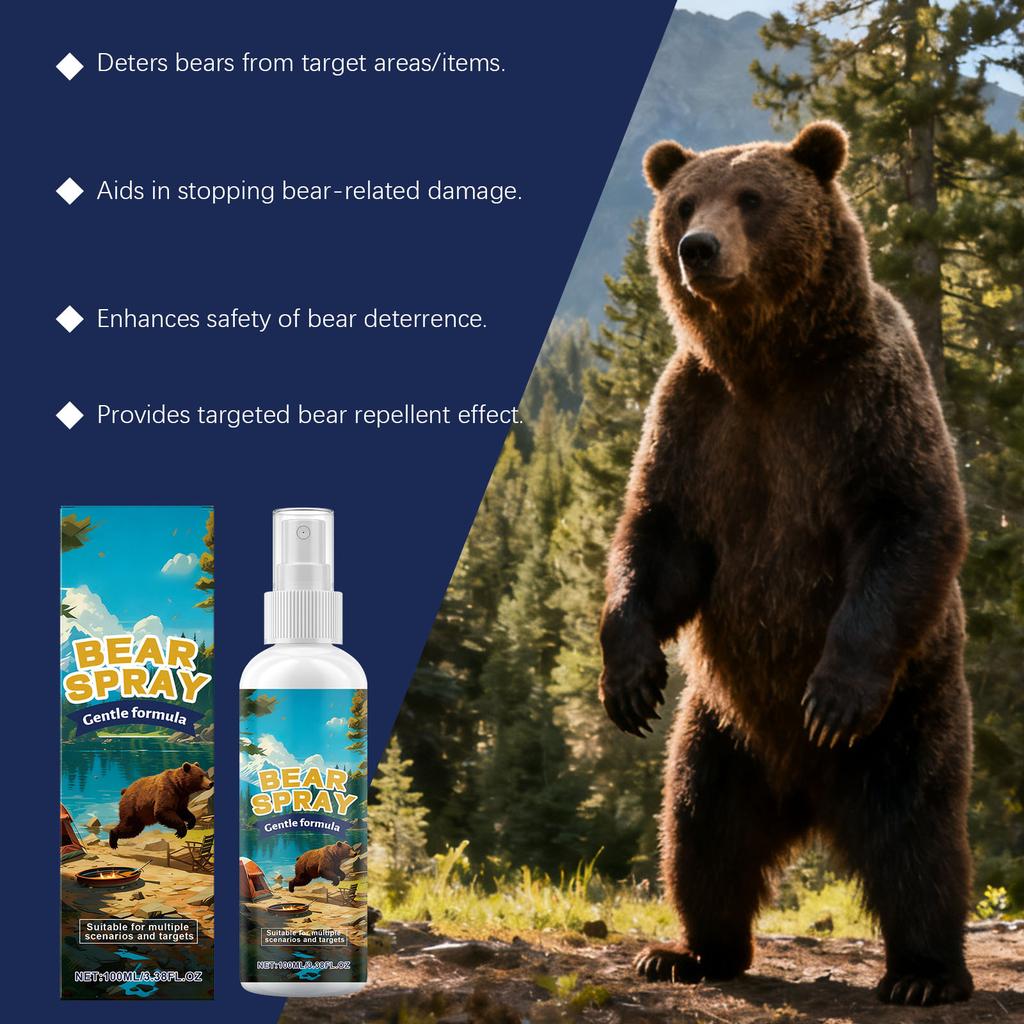 Björnspray Bekväm Björnspray Lämplig För Flera Scenarier Av Daglig Utomhusvandring Och Camping 100ml