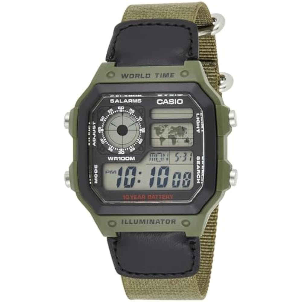 CASIO (Casio) Watch Digital Men s Overseas Model AE-1200WHB-3B [Parallel Imported Product]