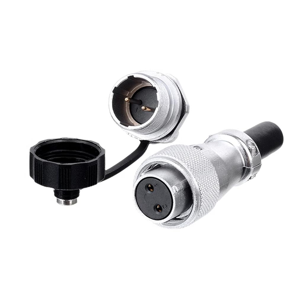 موصلات طيران WS16 TQ+ZM 2 3 4 5 7 9 10 سن مقاوم للماء ذكر أنثى مقبس مربع سن معدني إشارة LED
