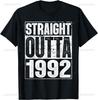 33rd Birthday 33 Years Old Vintage Cassette Im Classic 1992 TShirt Unisexs Clothing Print On DeUnisexd Streetwear Ropa Hombre