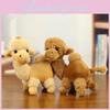 Schattige Cartoon Kameel Pluche Speelgoed Sleutelhanger Zacht Knuffeldier Reisaccessoire