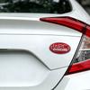 Adesivo decorativo per auto WRC in alluminio per Civic GTI, Fox RS, ST, Yaris GR accessori di modifica sportiva