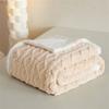 Dicke Warme Fleece-Kuscheldecke Extra Weich Flanell Karomuster für Couch Sofa Ganzjahres-Gemütlichkeit für Bett Homeoffice Geschenk