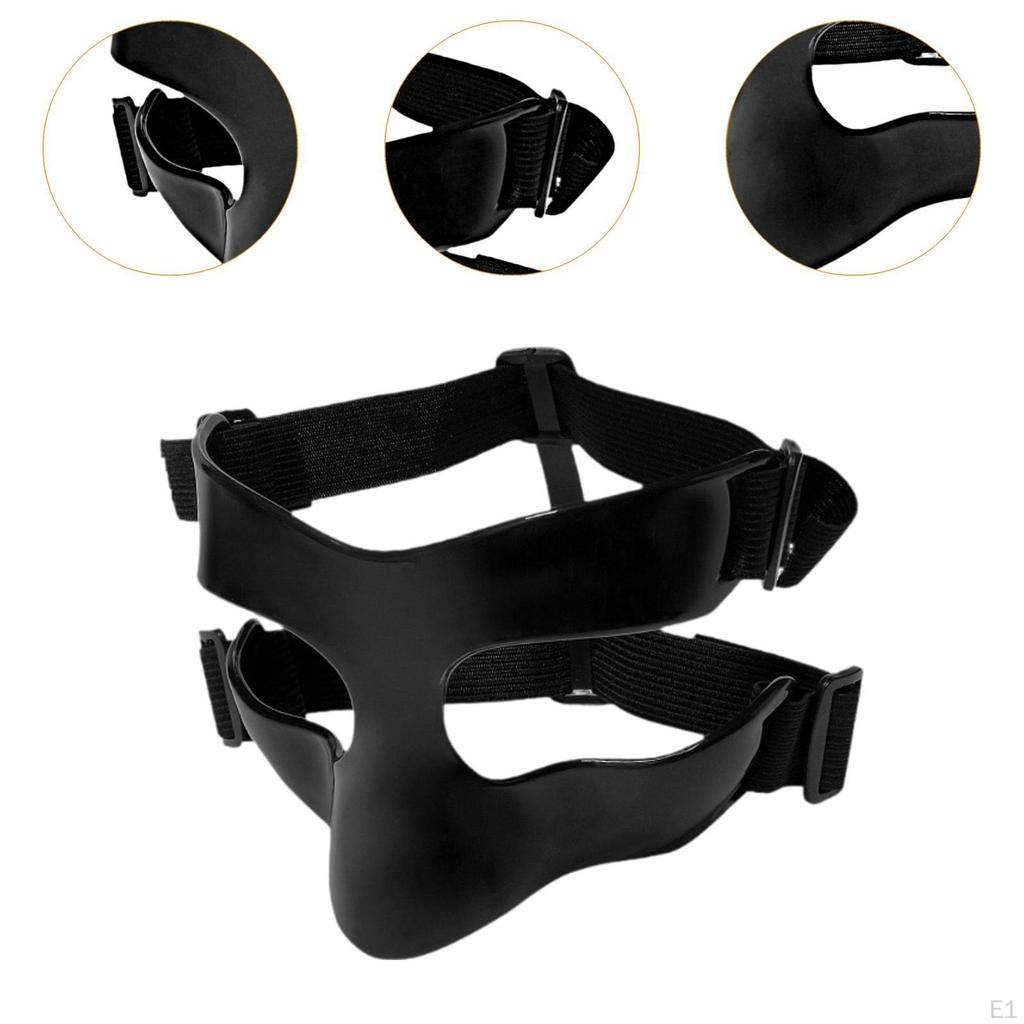 Mască de Baschet Acoperire Facială Protectoare Accesorii Anti-Coliziune Protecție pentru Nas Scut Facial