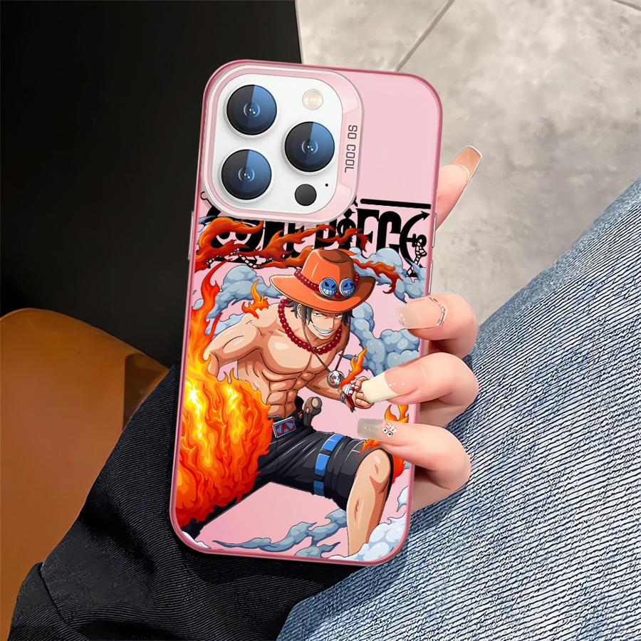 One Piece Cool Luffy Phone Case for iPhone 14 15 16 Plus 17 Air 16e 11 12 13 Pro Max Soft Cover