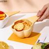 Eiscreme-förmige Keramik-Dessertschale Frühstücksschalen Griff Nudelschale Essteller Obstteller Suppenschalen Snackschalen Tablett