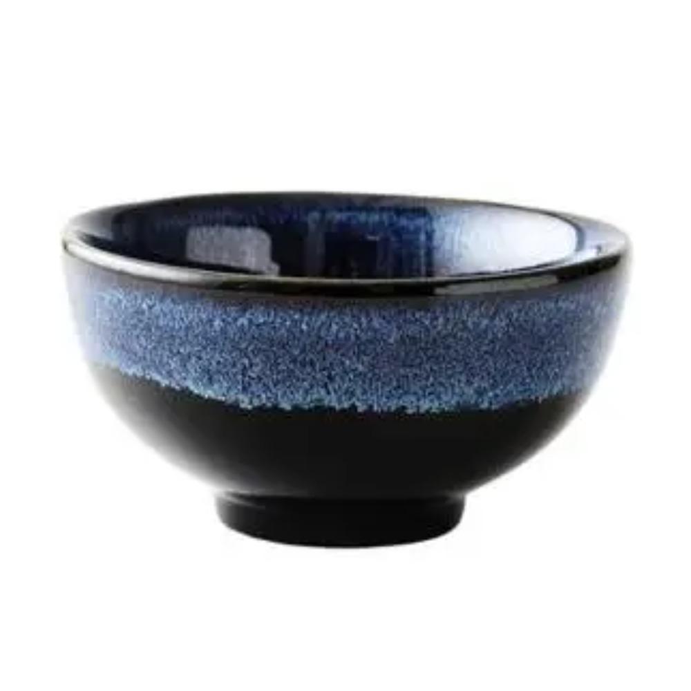 Japanische Ofenglasierte Keramik Nudelschale Reisschale Familienrestaurant Ramen Schale Große Suppenschale Obstsalat Instantnudel