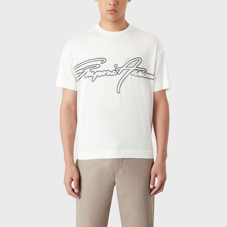 Emporio Armani Tricou Bărbați Alb 3R1TV2-1JUVZ-0101