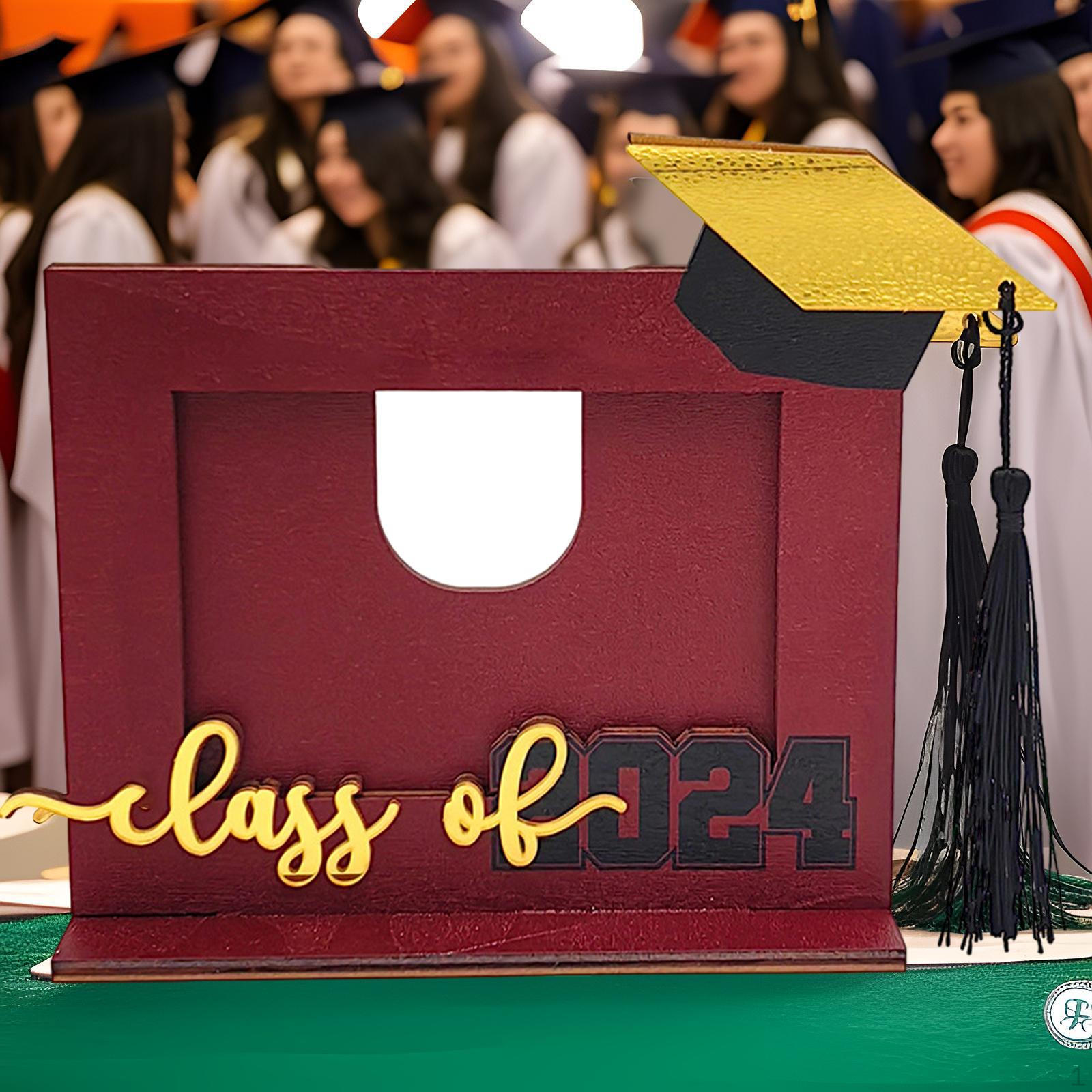 Выпускная фоторамка, украшение для рабочего стола с изображением выпускника для дошкольников Red