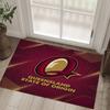 Queensland Maroons Design Crystal Velvet Carpet Cozy Non?Slip Printed Rug For Bedroom Living Room Entrance