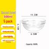 Zhongran Clear Acrylic Salad & Serving Bowls