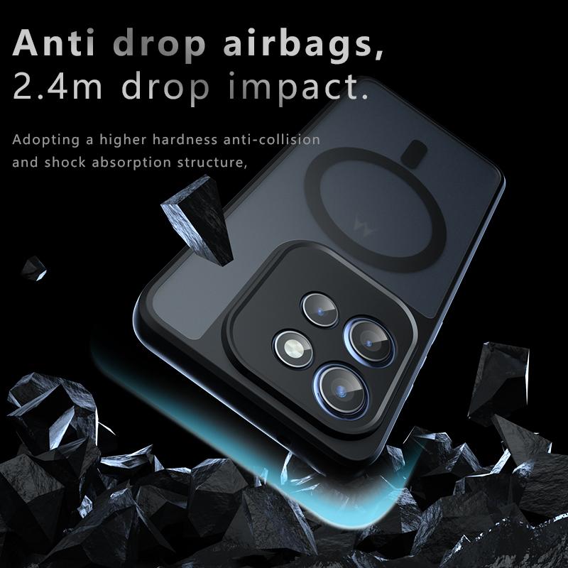 Case For Motorola ThinkPhone 25 Edge 50 Neo Pro Fusion Ultra Magnetic Soft TPU Frame Translucent Matte Plastic Shockproof Cover