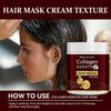 Collagen Keratin Hair Mask, Deeply Nourishes Dry and Damaged Hair, Enhances Elasticity—Rich In Moroccan Argan Oil, Deeply Moisturizes and Softens Less