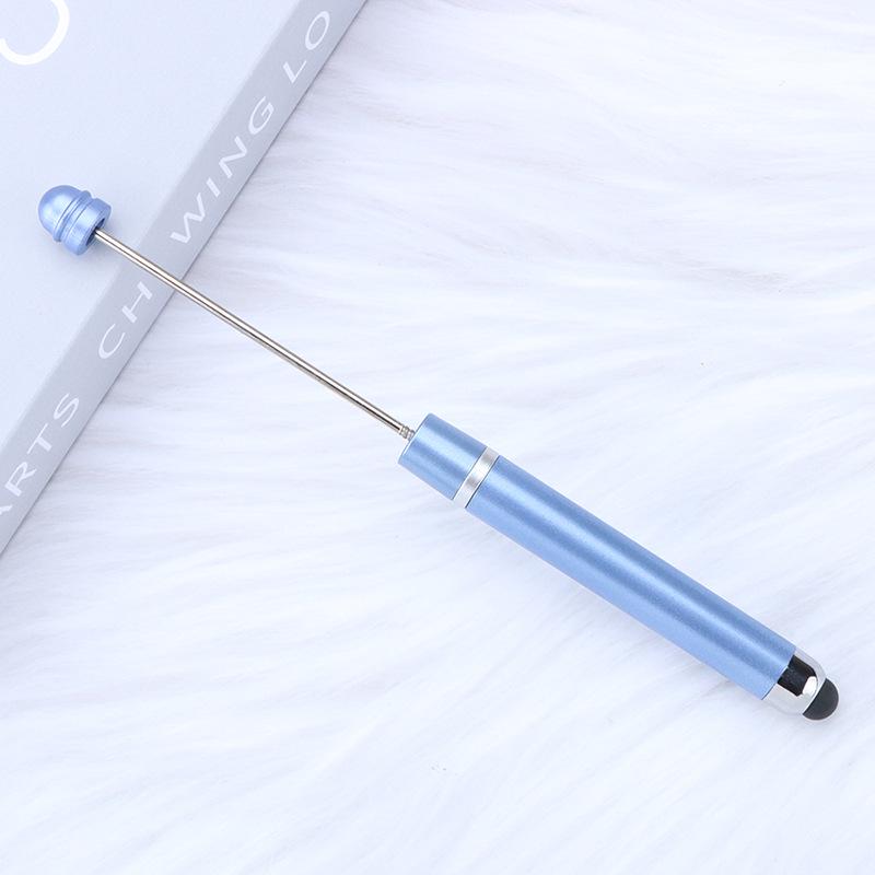 Multi-functional Touch Screen Beading Ballpoint Pen with Extended Rod for DIY Cute Bead Design