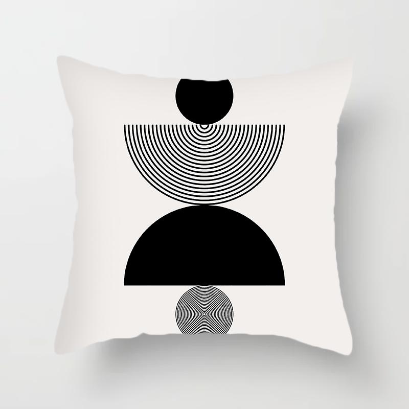 Abstract Geometric Decorative Pillowcase Sofa Cushion Cover Soft Throw   Home Office Bedroom