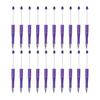 PATIKIL 20 Pcs Beadable Pens Black Ink Plastic Bead Pens Creative DIY Ballpoint Pens for Teacher Office Handmade Crafts Party Decorations Craft
