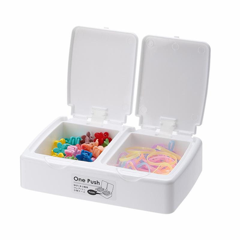 Press Type Storage Box, Ins Style Desktop Wet Wipe Box Car Tissue Box, Multifunctional Case for Stationery Floss