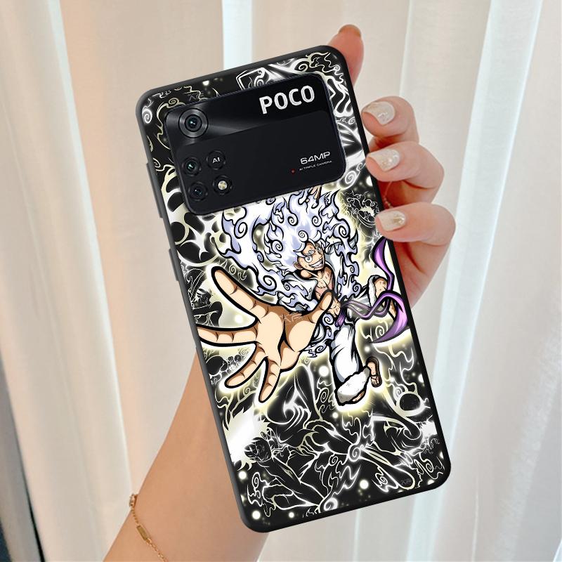 

One Piece Luffy Zoro Anime Case for Xiaomi Poco X5 M3 M4 Pro C75 M5s M7 X7 C71 F3 F7 C40 C50 X3 NFC C51 C61 X4 Pro Black Soft Poco C40