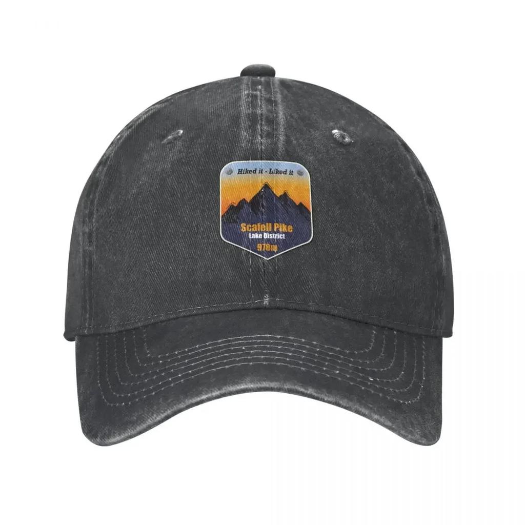 Scafell pike Lake District England summit hiked Cowboy Hat Luxury Brand Gentleman Hat Men Luxury Brand Women's