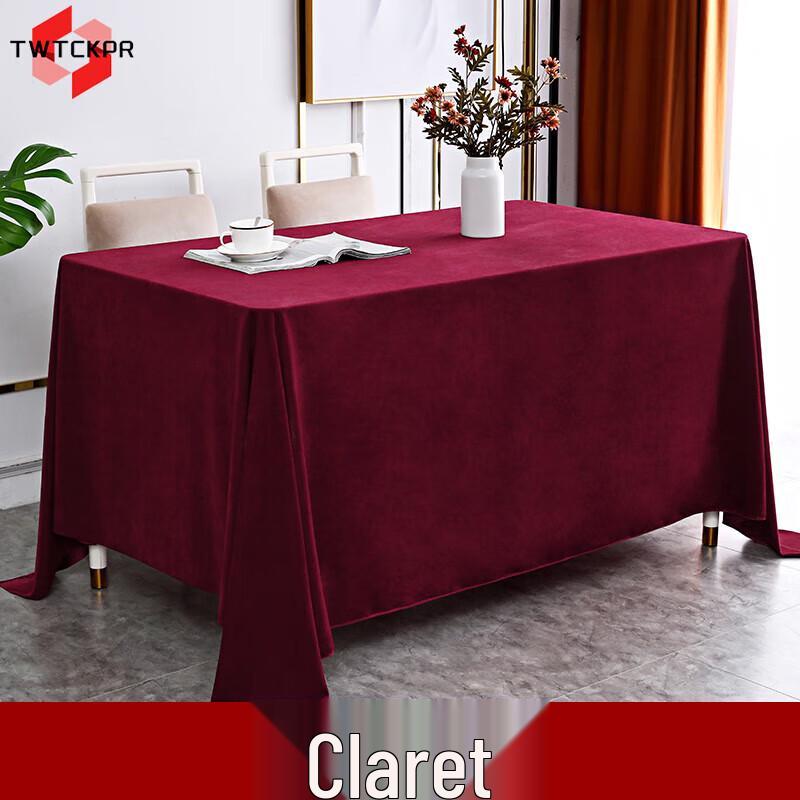 TWTCKPR Gold Velvet Conference & Event Tablecloth