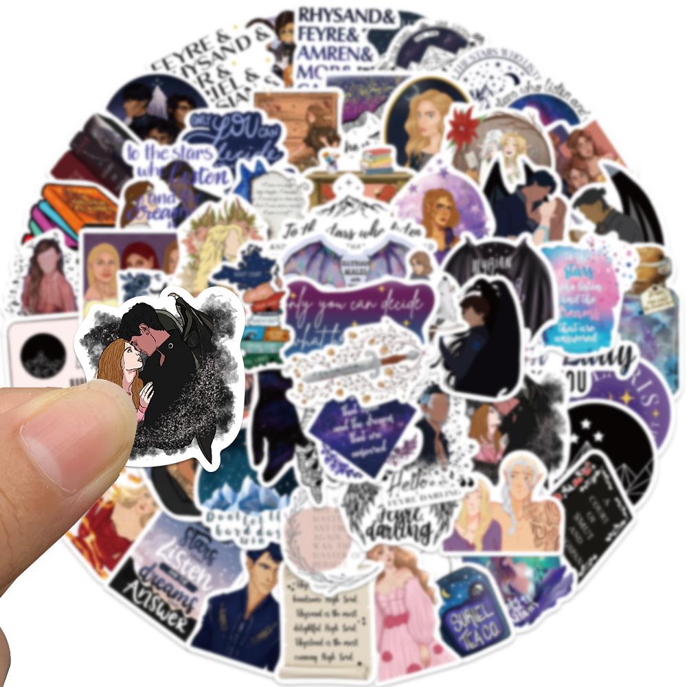 60 Photos Acotar Merchandise Cartoon Graffiti Stickers Decorate Guitar Suitcase Waterproof Explosive