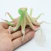 Silicone Simulation  Fluorescent  Octopus Fishbowl Decoration Adjustable Suction Cups Artifical Marine Animal Aquarium Ornament